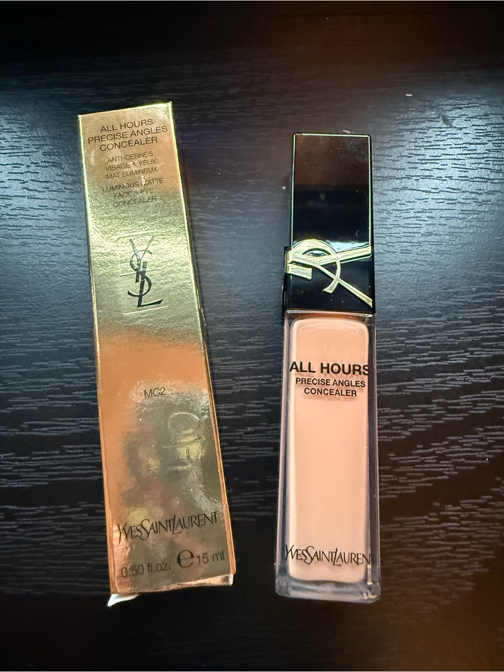 Yves Saint Laurent All Hours Precise Angles Concealer - gold & beige